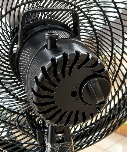 Ventilador Pie 20 King-house 3 Aspas Metal/3 Vel/90w 20 Cm 50 Hz Negro Gris Metal 3