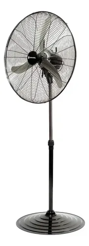 Ventilador De Pie Crivel V31 Con 3 Palas De Metal, 60.96cm De Diámetro 60.96 Cm Negro