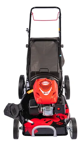 Cortadora De Cesped Petri 6 Hp Nafta Bolsa Tritura 3 En 1 Negro