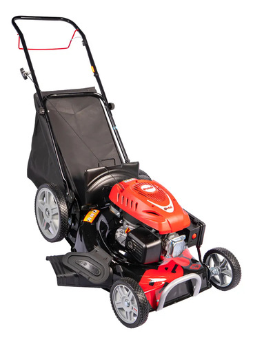 Cortadora De Cesped Petri 6 Hp Nafta Bolsa Tritura 3 En 1 Negro